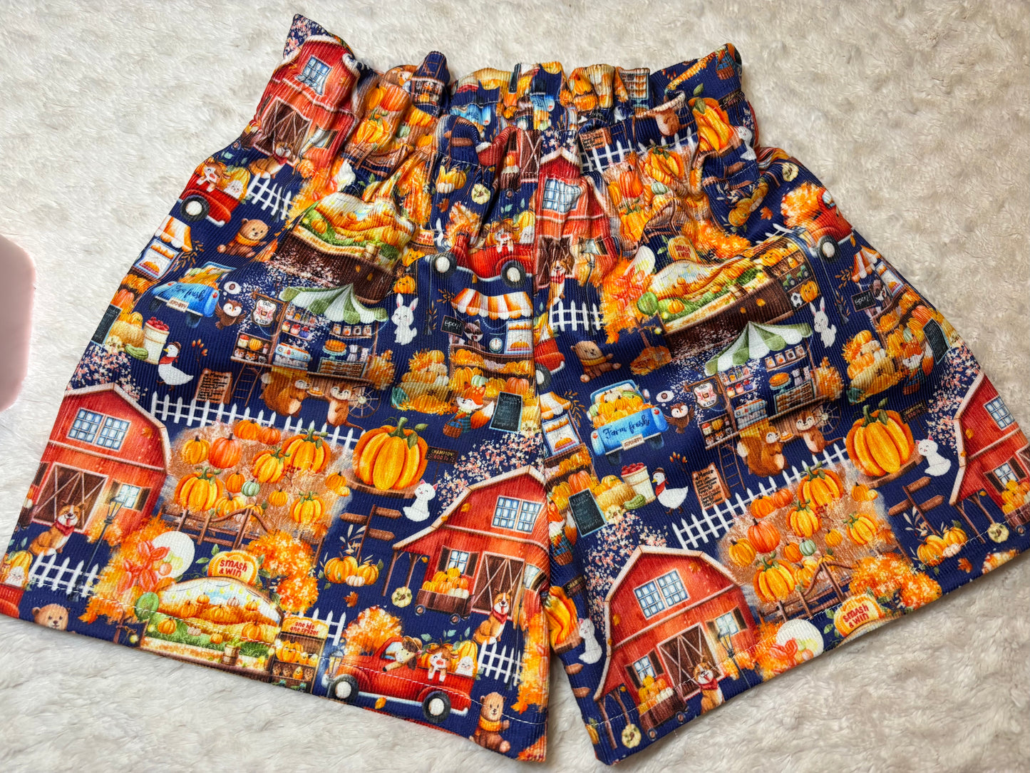 Paper Bag Waist Shorts corduroy 5y autumn