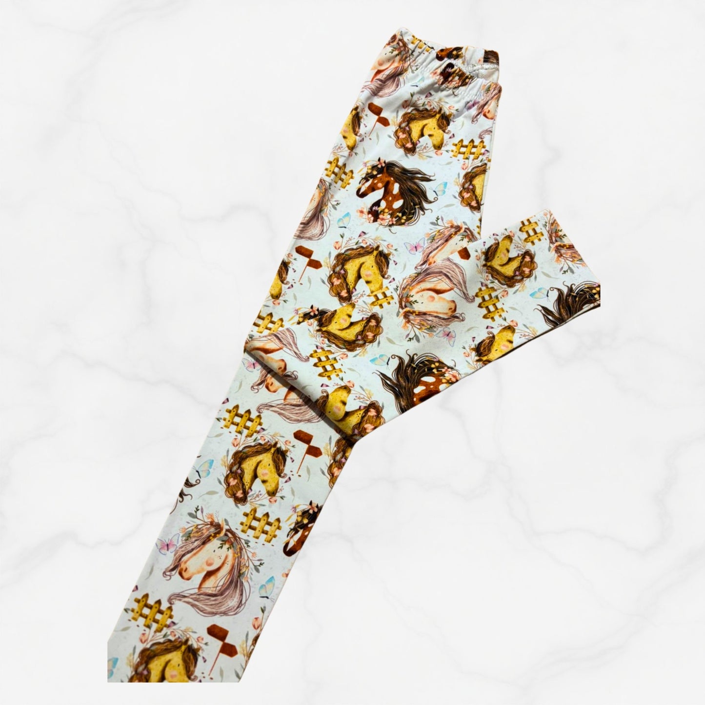 HORSES LEGGINGS 6 YEARS