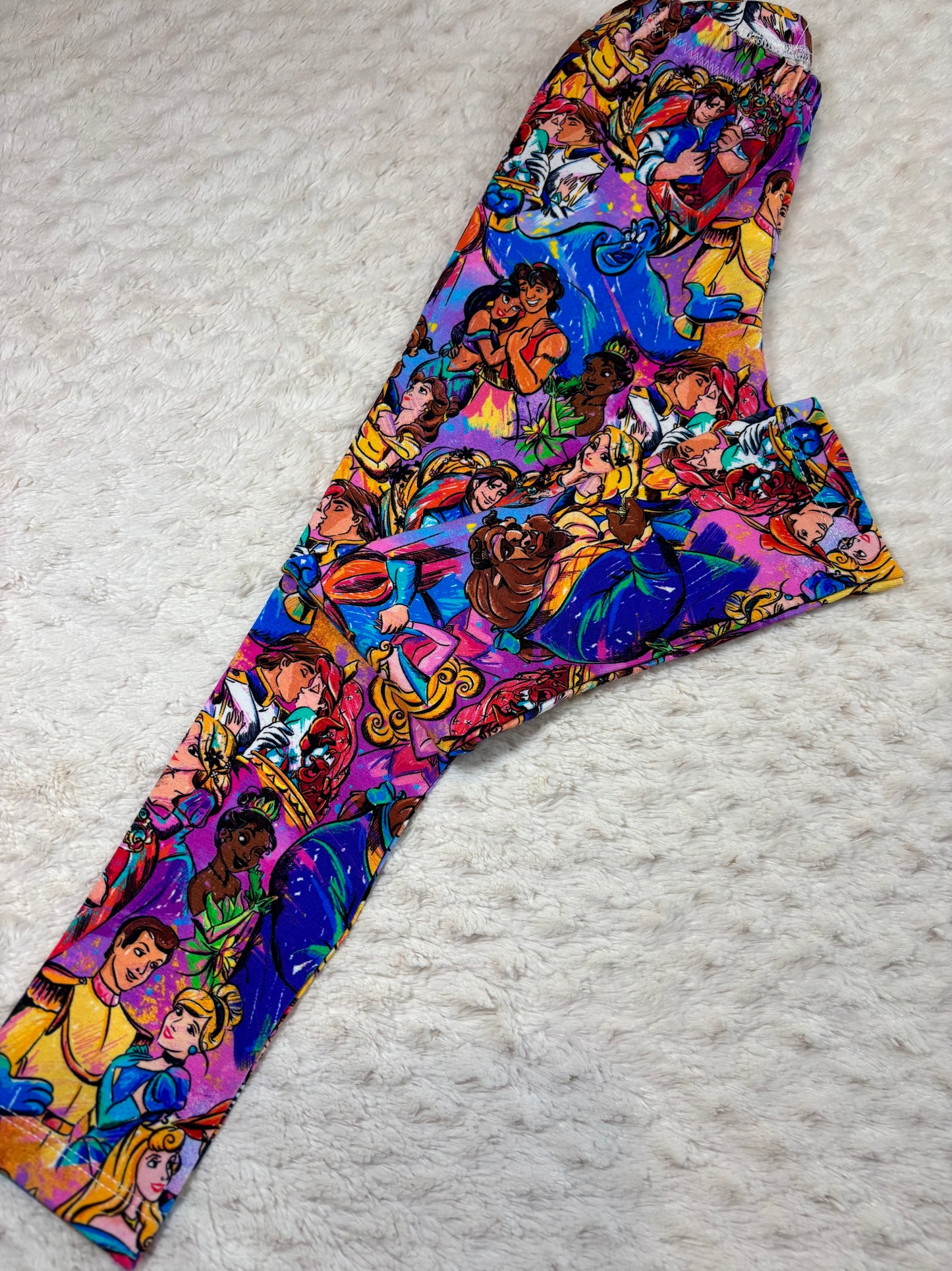 4y Leggings princesses