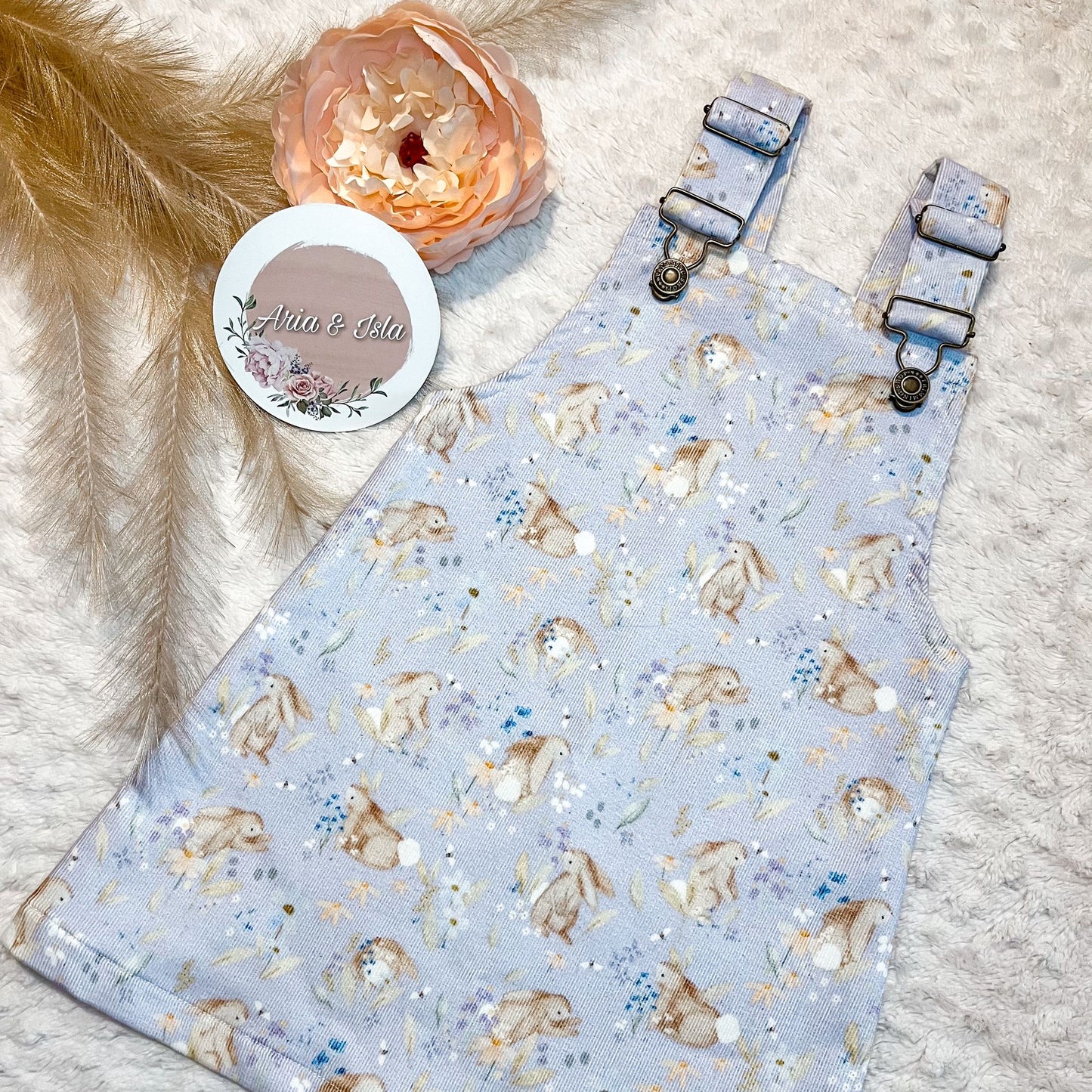 CORDUROY PINAFORE DRESS