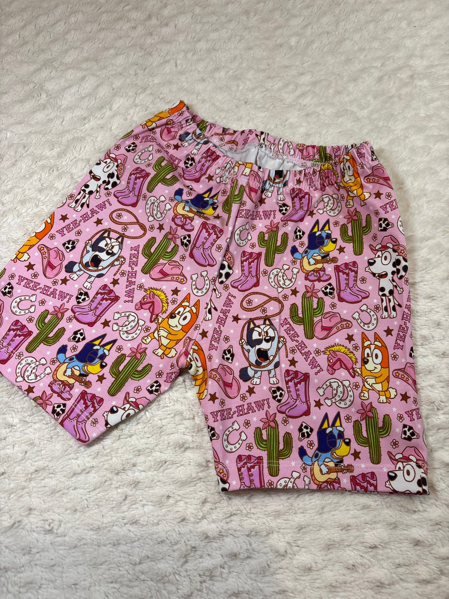 Cycling Shorts 6y bluey western