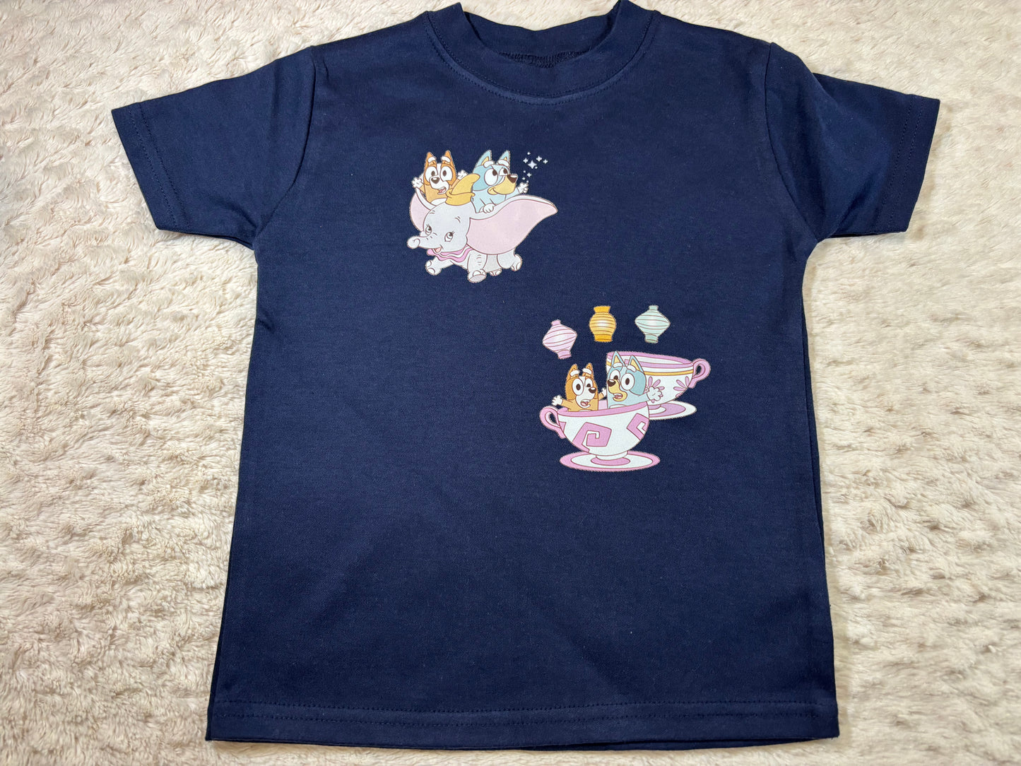 2-3y DTF t-shirts navy bluey parks