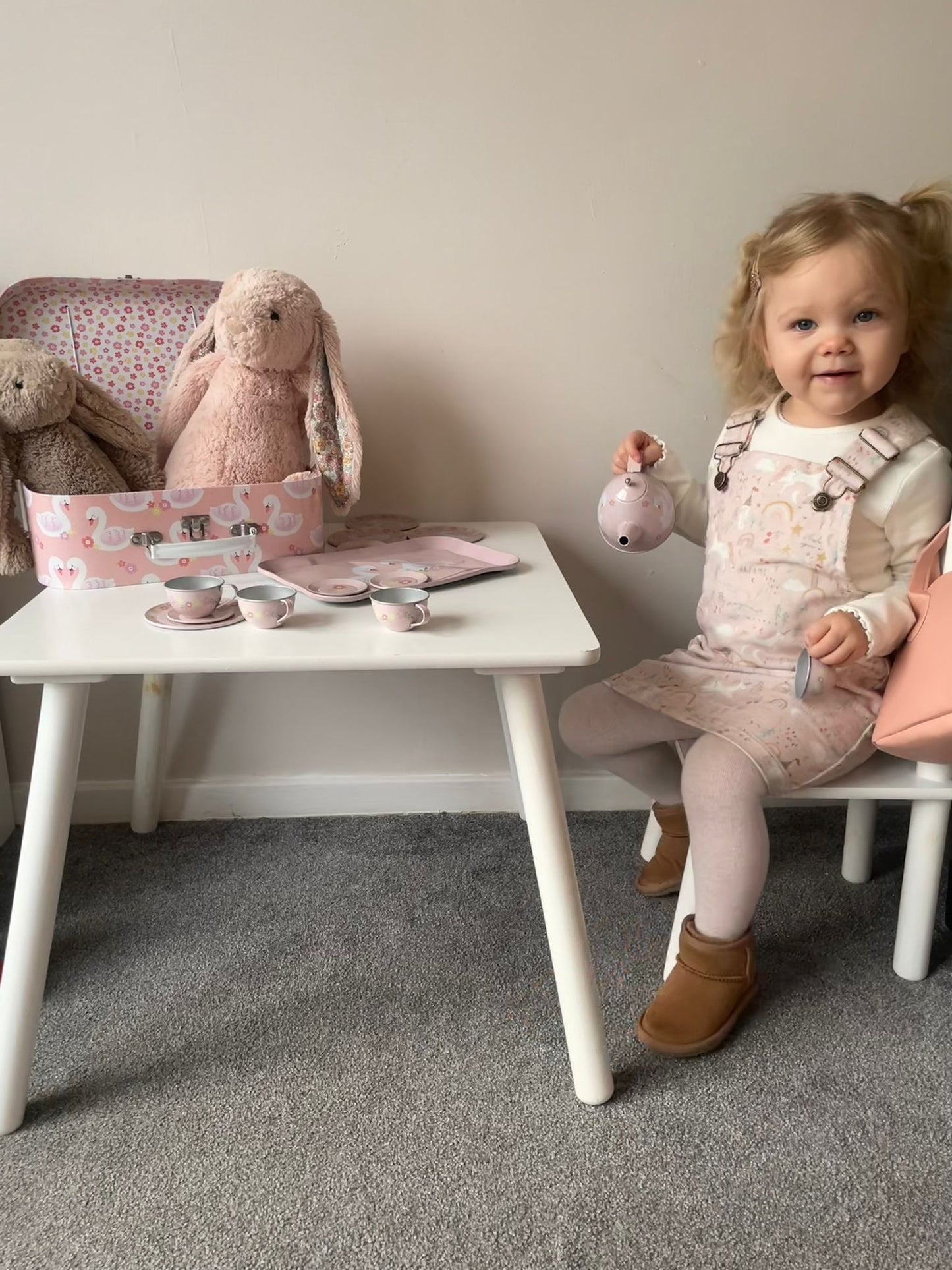 CORDUROY PINAFORE DRESS