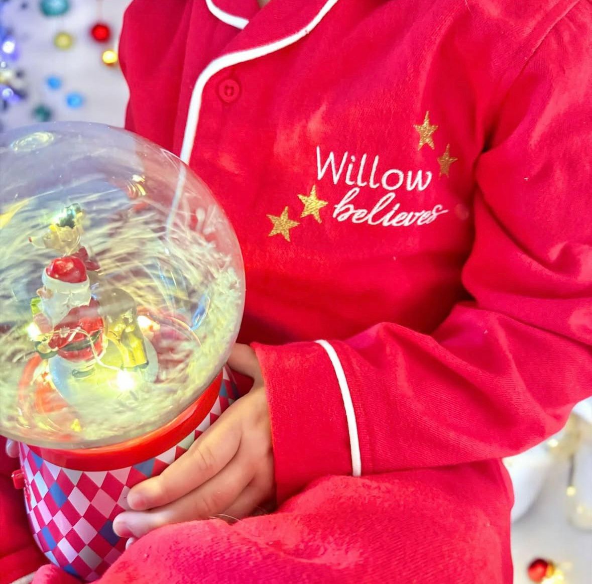 EMBROIDERED CHRISTMAS PJS