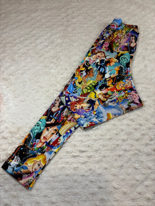 3y Leggings princesses