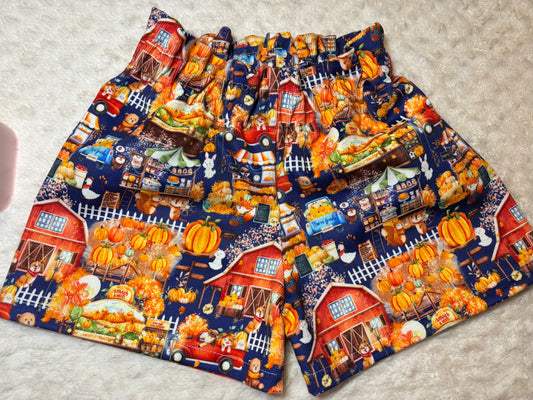 Paper Bag Waist Shorts corduroy 5y autumn