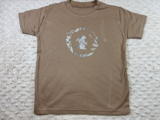 3-4y DTF t-shirts taupe floof