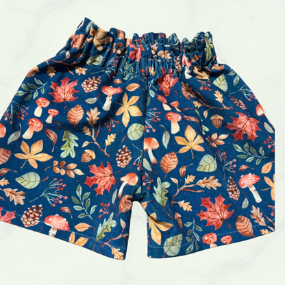 Paper bag waist shorts