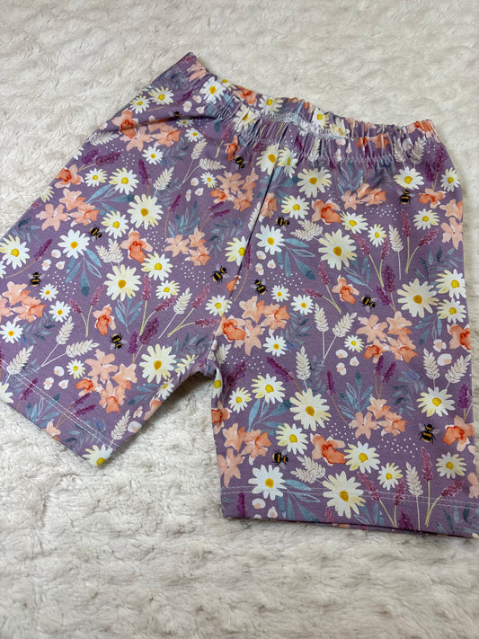 Cycling Shorts 6y lilac floral