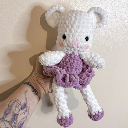 CROCHETED BALLERINA MOUSE