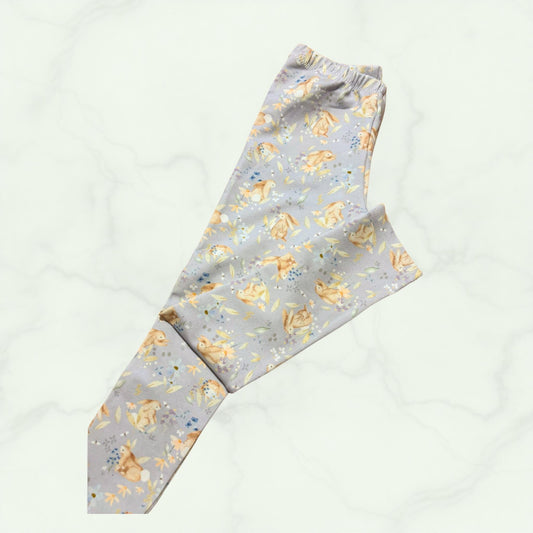 FRENCH TERRY FLOOF (lighter) LEGGINGS 6 YEARS