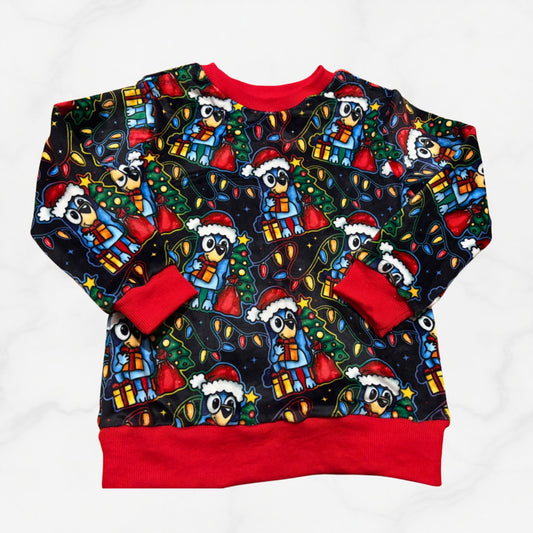 BLUEY SQUISH JUMPER AGE 4