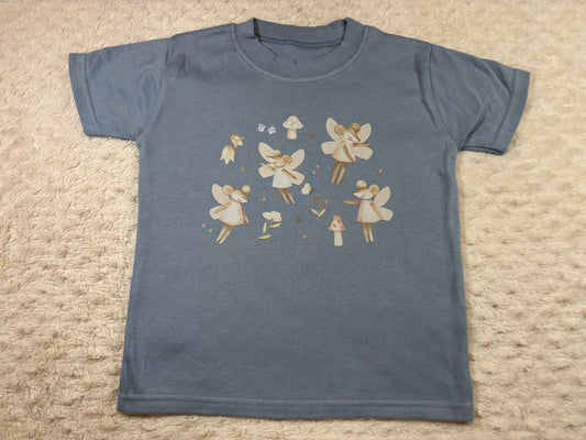 2-3y DTF t-shirts blue dottie fairy