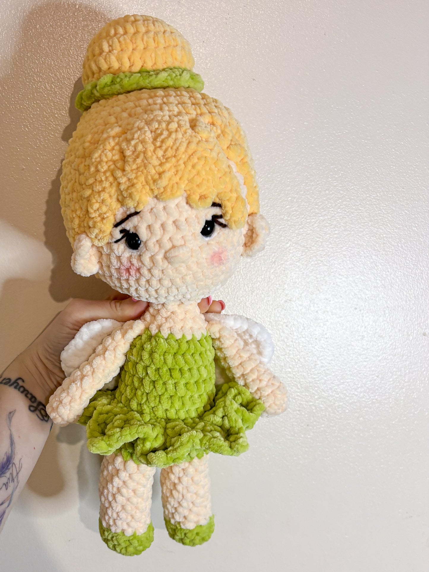 Crocheted tink doll