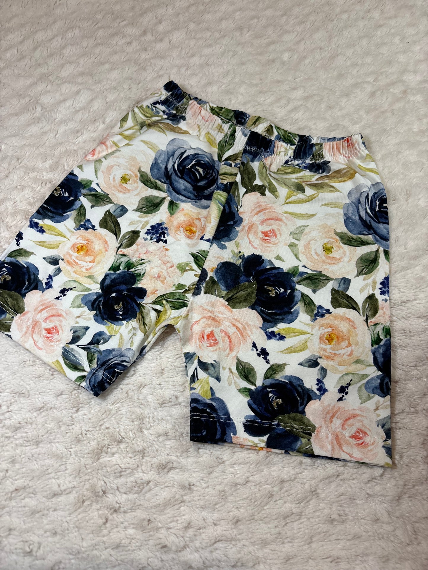 Cycling Shorts 7y blue roses