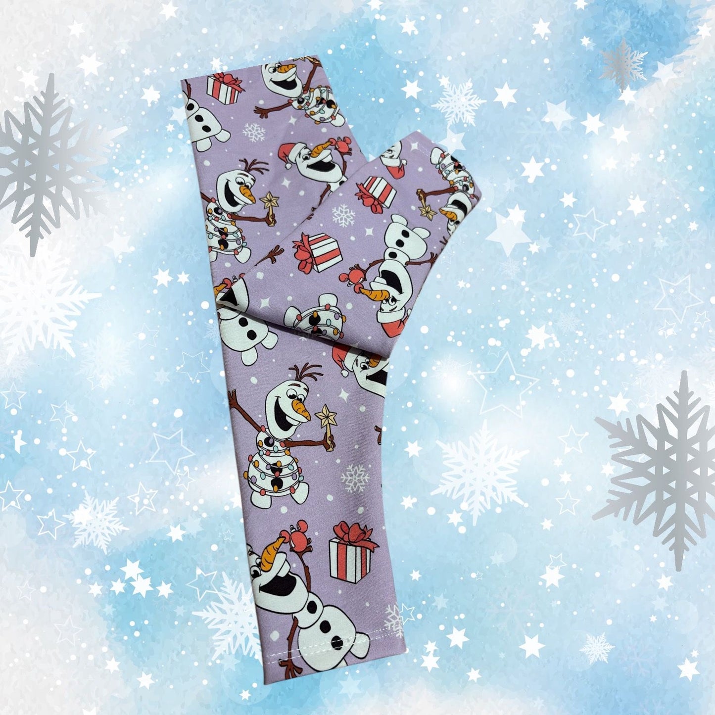 Purple Olaf Leggings