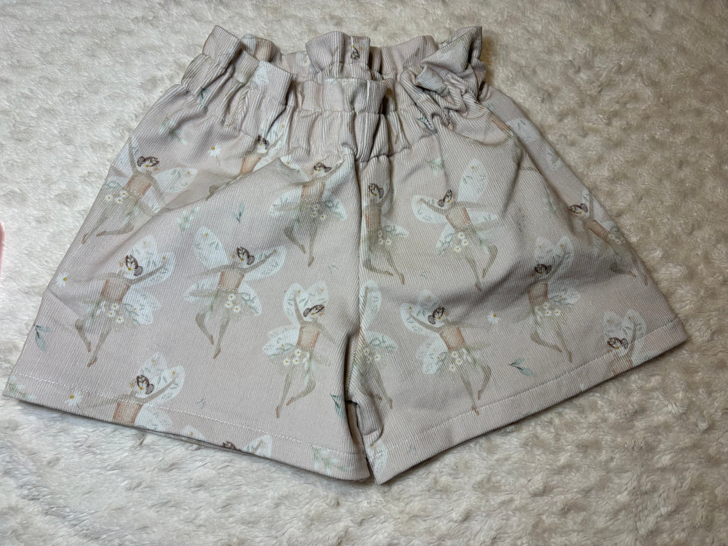 Paper Bag Waist Shorts corduroy 5y fairys