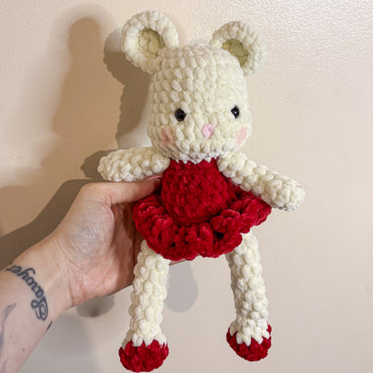 CROCHETED BALLERINA MOUSE