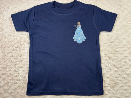 2-3y DTF t-shirts grey unicorn