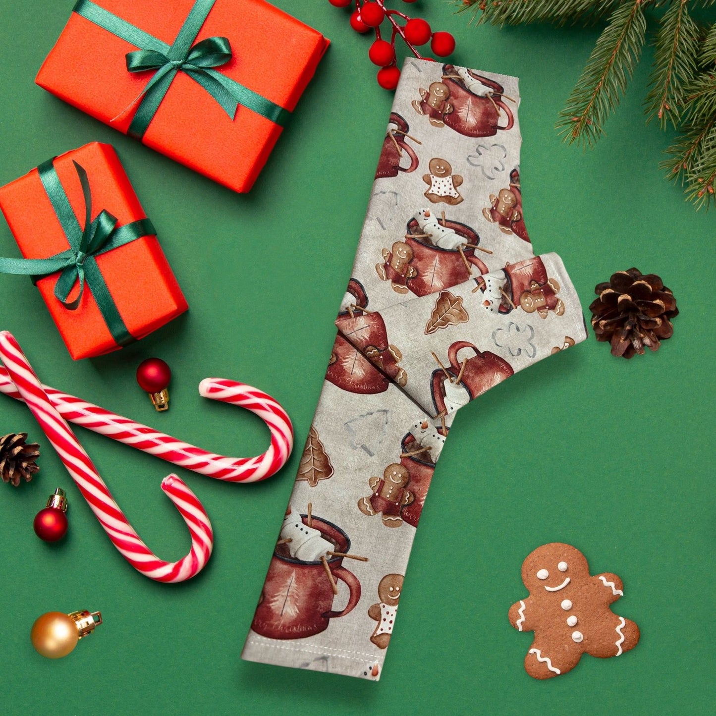 Gingerbread Hot Chocolate Leggings