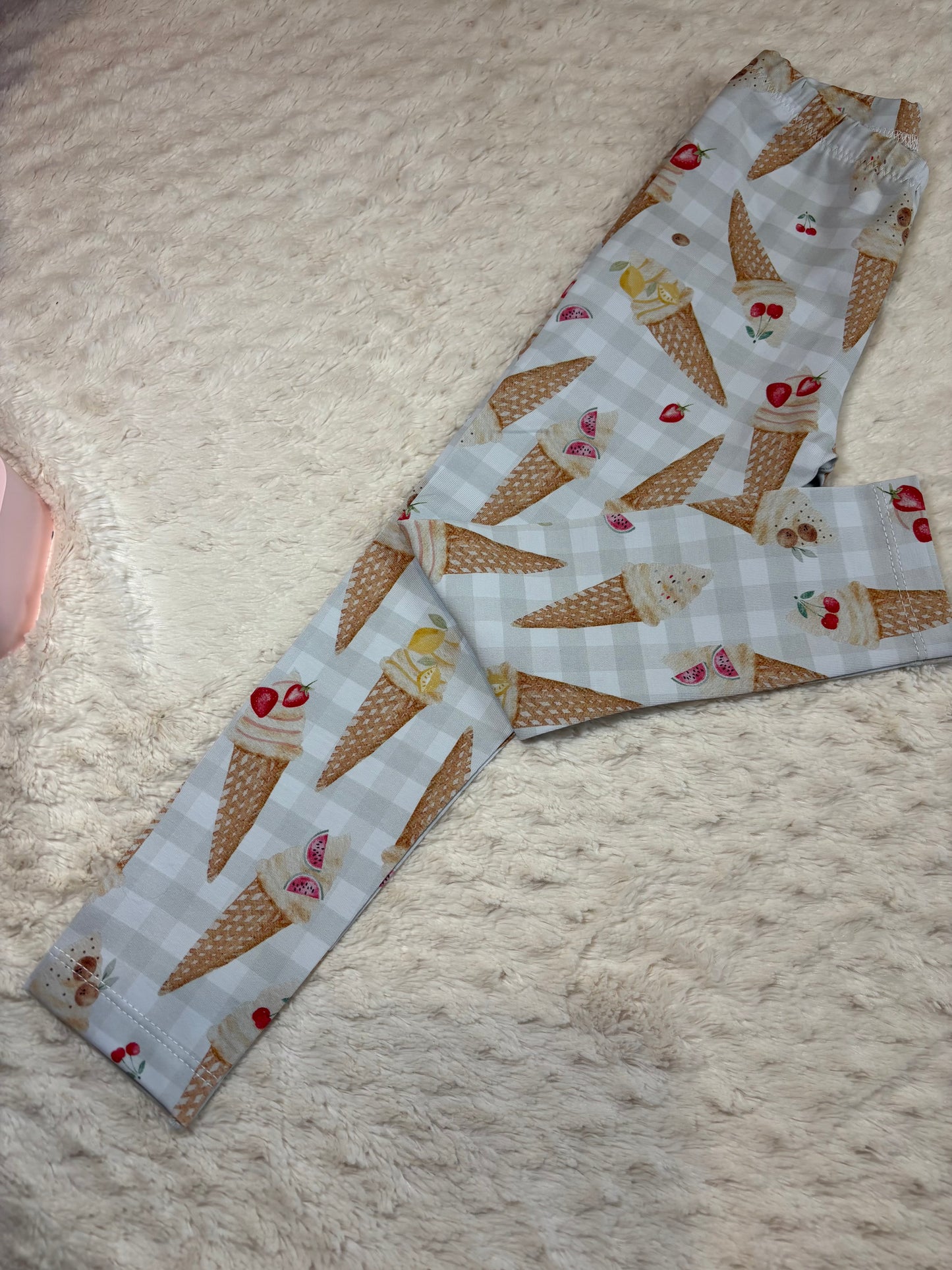3y Leggings ice creams