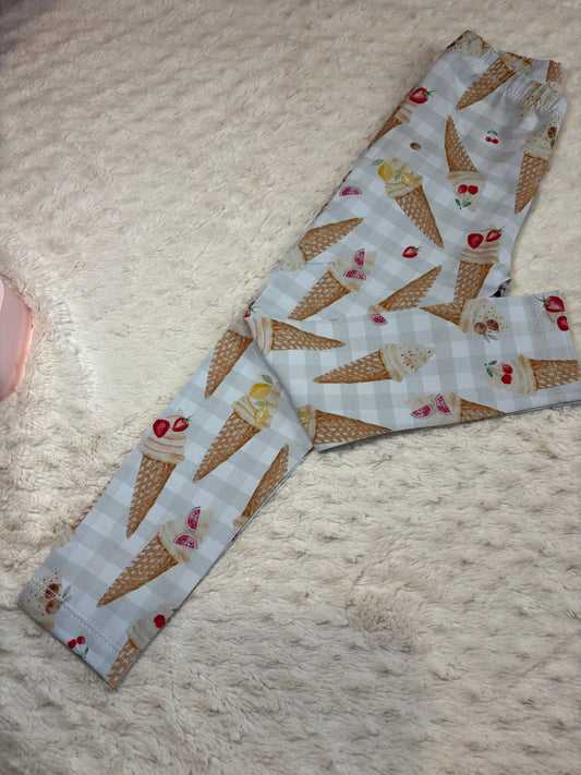 3y Leggings ice creams
