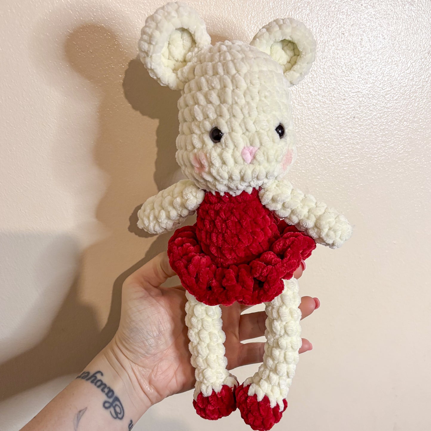 CROCHETED BALLERINA MOUSE