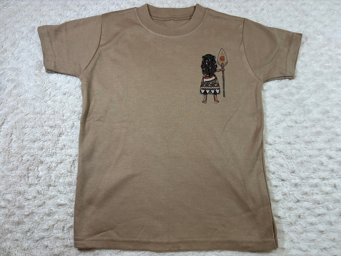 3-4y DTF t-shirts taupe moana