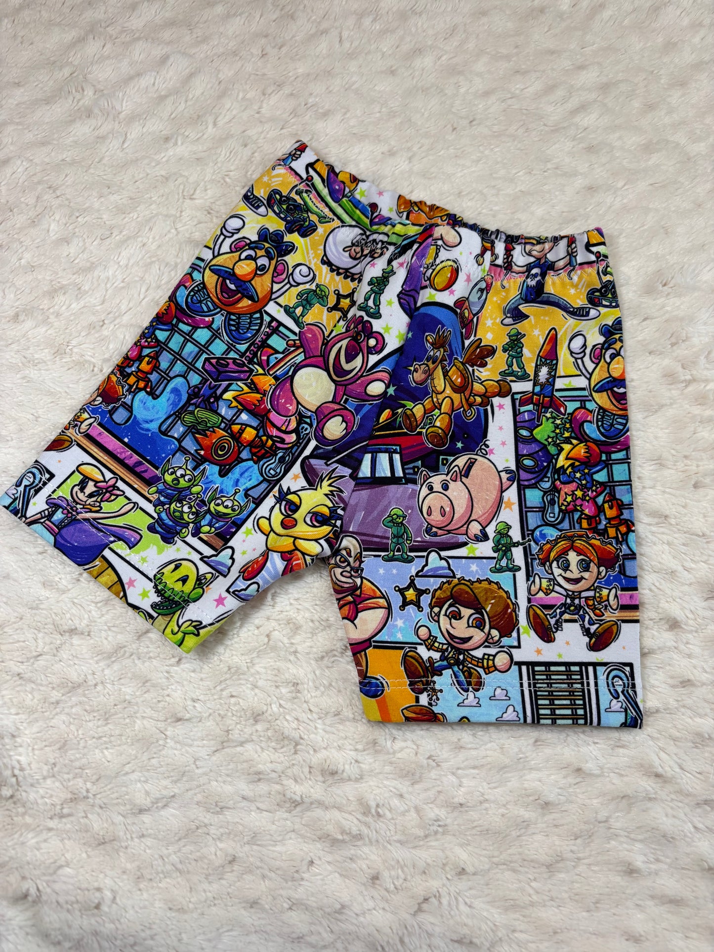Cycling Shorts 2y comic toy story