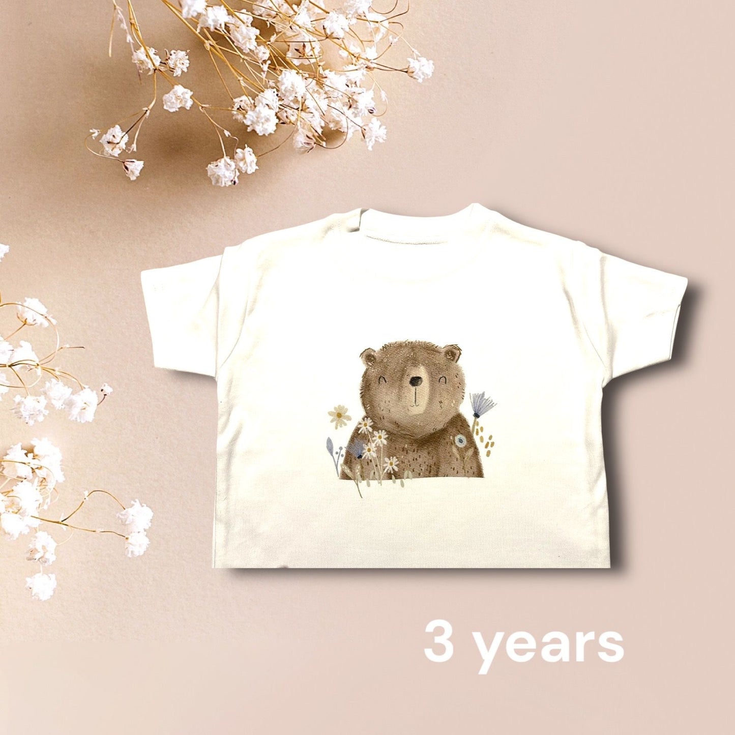 White Bear T-shirt Age 3