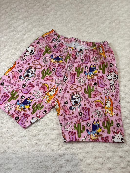 Cycling Shorts 6y bluey western
