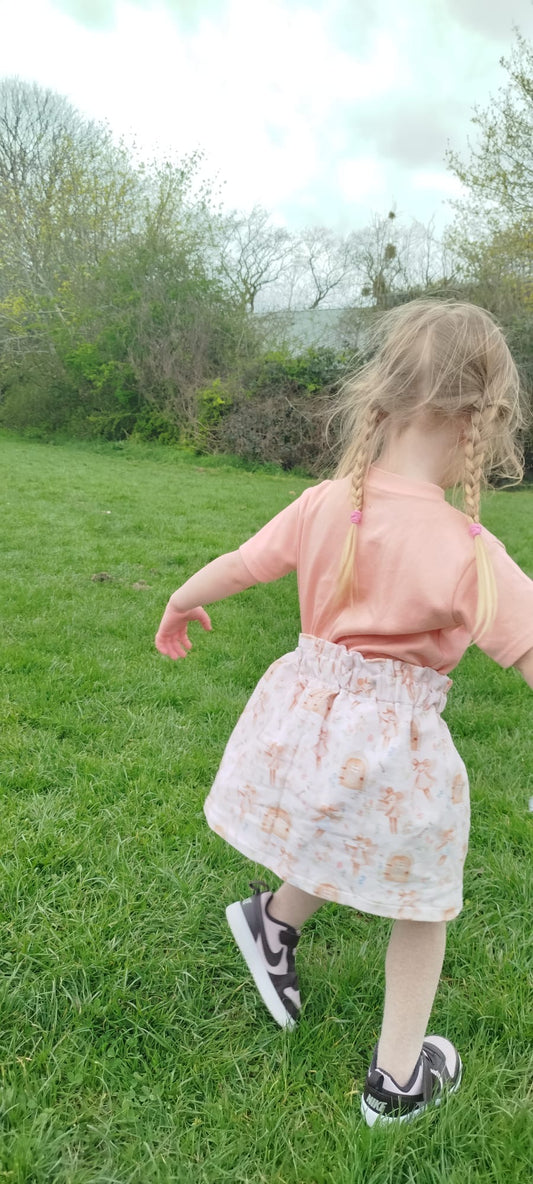 CORDUROY PAPERBAG STYLED SHORTS / SKIRT