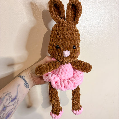 CROCHETED BALLERINA BUNNY