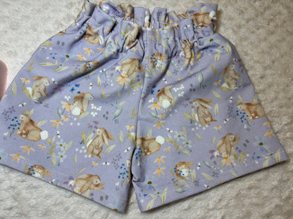 CORDUROY PAPERBAG STYLED SHORTS / SKIRT