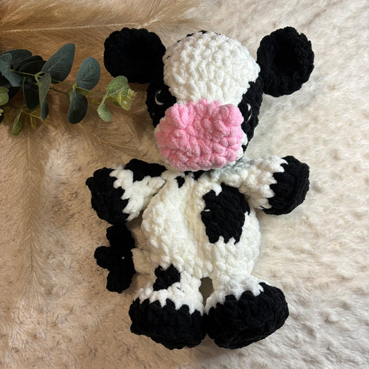 Crocheted cow