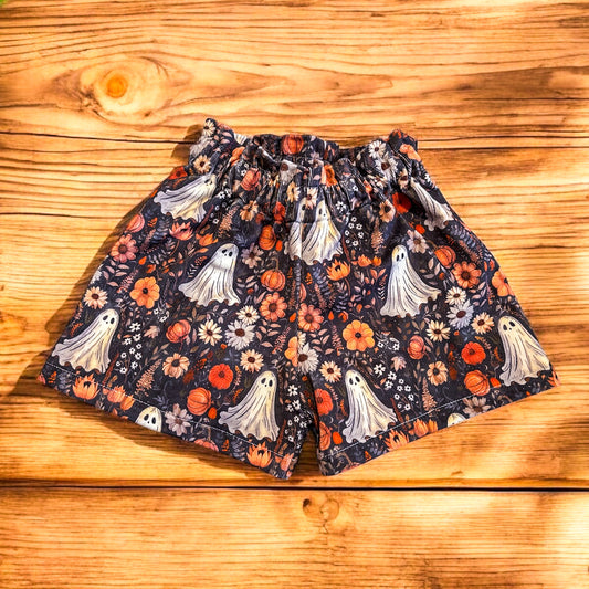 CORDUROY PAPERBAG STYLED SHORTS / SKIRT