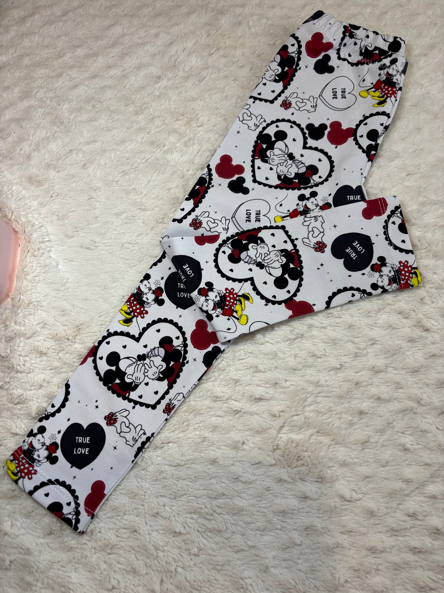 3y Leggings mickey hearts