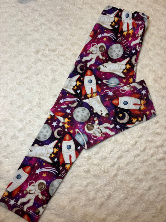 SPACE LEGGINGS 2 YEARS