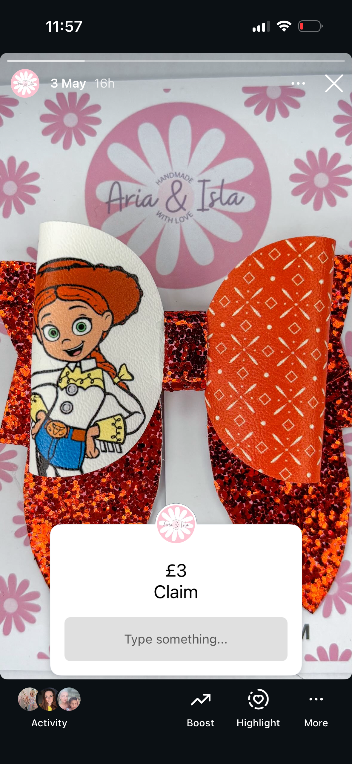 CUSTOM FOR EMMA