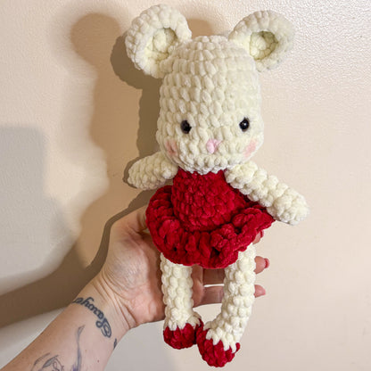 CROCHETED BALLERINA MOUSE