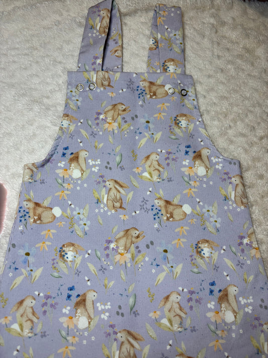 Pinafore 4y floof bunny corduroy