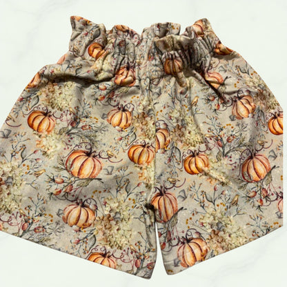 Paper bag waist shorts