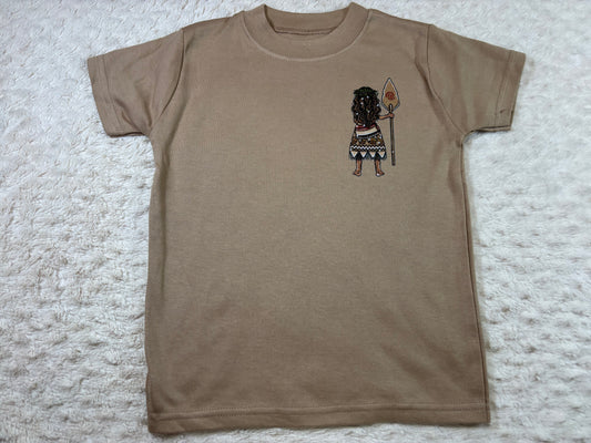 2-3y DTF t-shirts taupe moana
