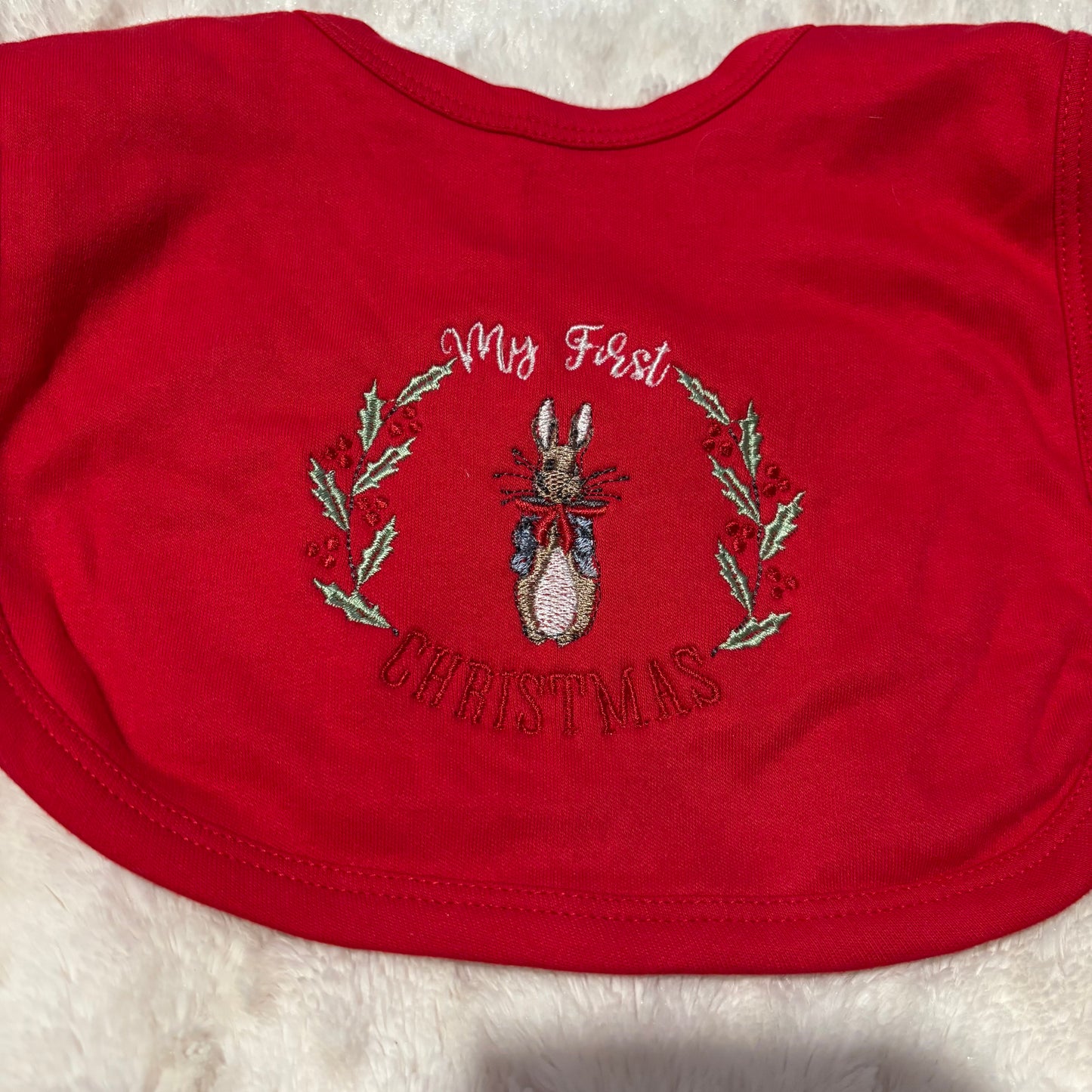 My 1st Christmas bib