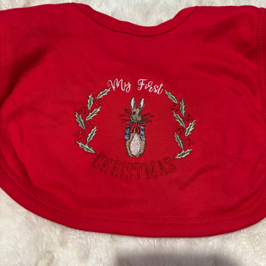 My 1st Christmas bib
