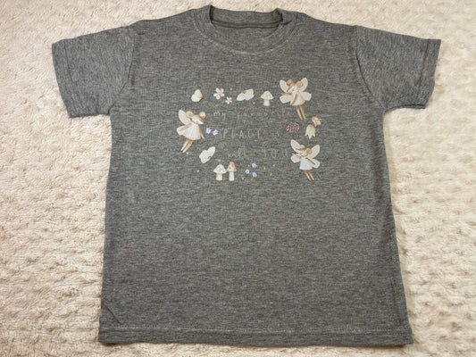 3-4y DTF t-shirts grey 'favourite place'