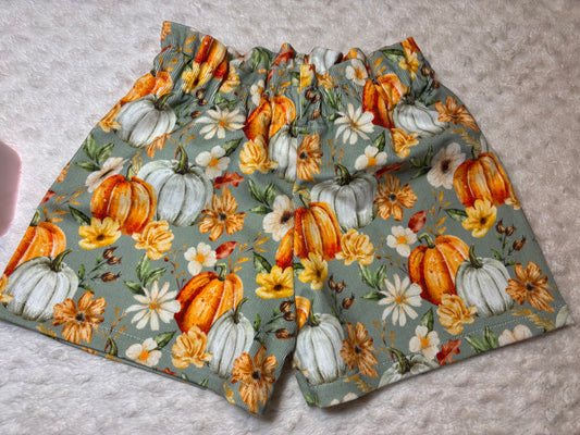Paper Bag Waist Shorts corduroy 5y pumpkin