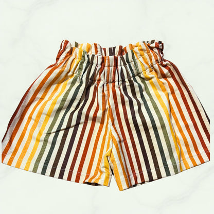 Paper bag waist shorts