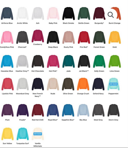 EMBROIDERED XMAS TREE SWEATSHIRT