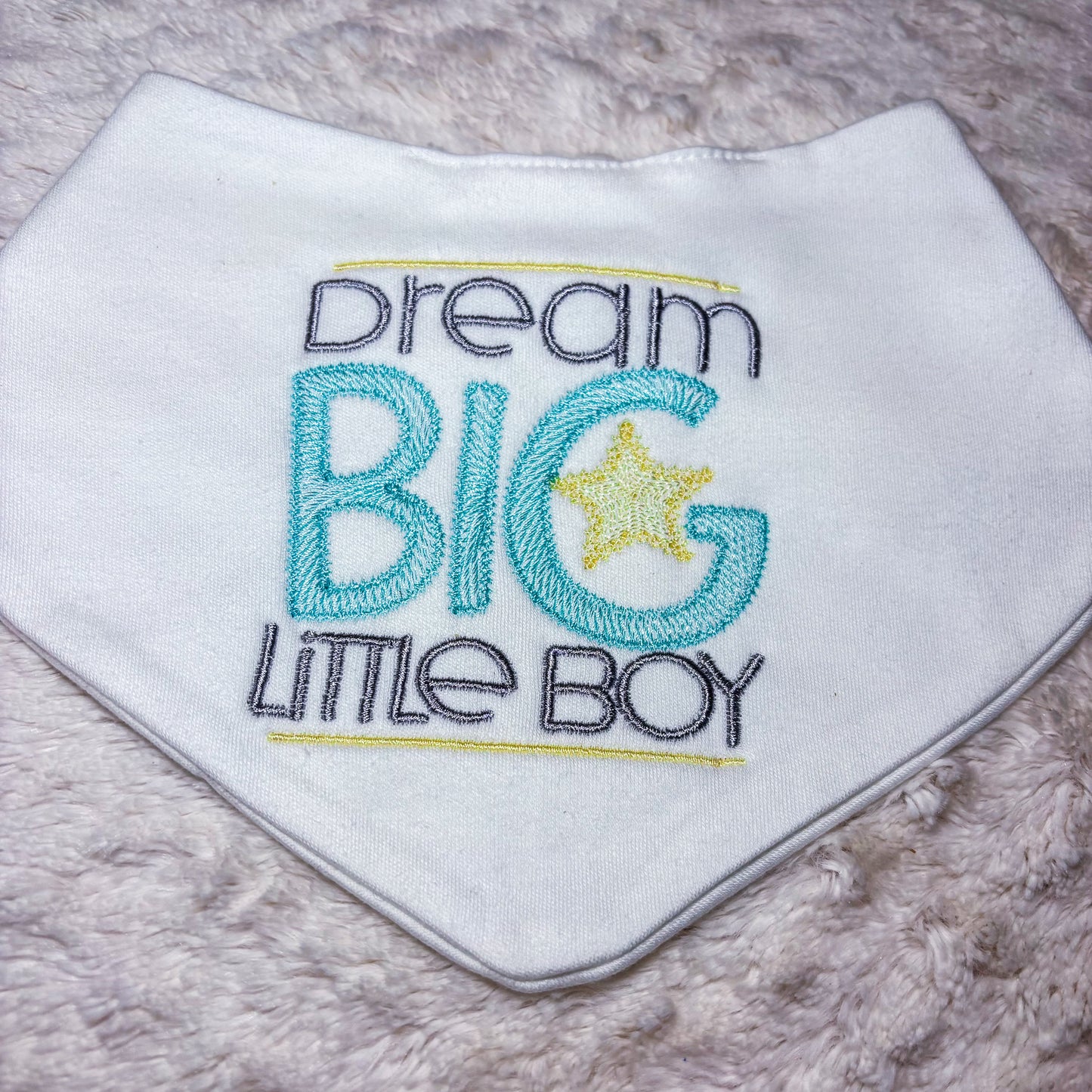 Bib - dream big little boy